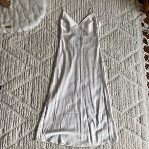 Abercrombie satin slip dress, small corset back. Never worn.